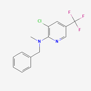 N-benzyl-3-chloro-N-methyl-5-(trifluoromethyl)pyridin-2-amine