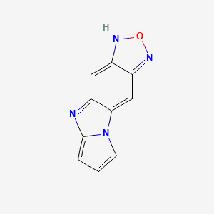 5-oxa-4,6,10,15-tetrazatetracyclo[7.6.0.03,7.010,14]pentadeca-1(15),2,6,8,11,13-hexaene