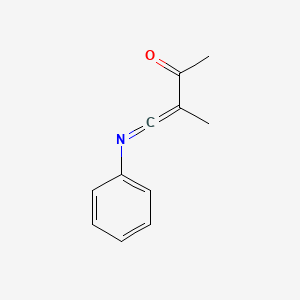 3-Buten-2-one, 3-methyl-4-(phenylimino)-