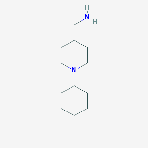 molecular formula C13H26N2 B1464852 [1-(4-Methylcyclohexyl)piperidin-4-yl]methanamine CAS No. 1247361-09-6