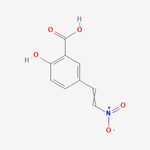 2-Hydroxy-5-(2-nitroethenyl)benzoic acid