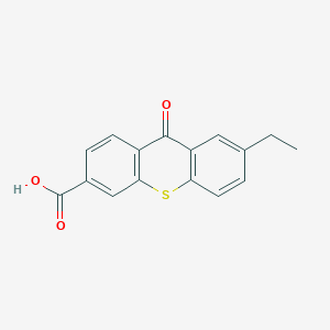 9H-Thioxanthene-3-carboxylic acid, 7-ethyl-9-oxo-