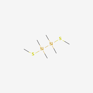 1,1,2,2-Tetramethyl-1,2-bis(methylsulfanyl)disilane