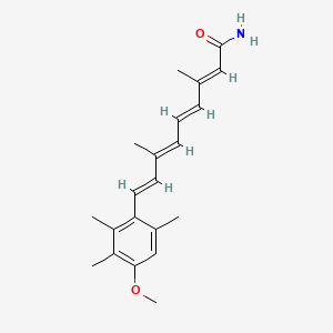 9-(4-Methoxy-2,3,6-trimethylphenyl)-3,7-dimethyl-2,4,6,8-nonatetraenamide