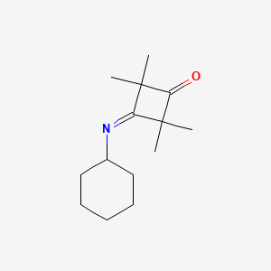 Cyclobutanone, 3-(cyclohexylimino)-2,2,4,4-tetramethyl-