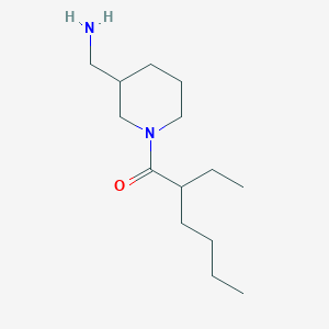 1-[3-(Aminomethyl)piperidin-1-yl]-2-ethylhexan-1-one