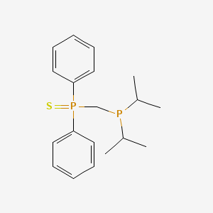 molecular formula C19H26P2S B14648660 {[Di(propan-2-yl)phosphanyl]methyl}(diphenyl)sulfanylidene-lambda~5~-phosphane CAS No. 54006-31-4