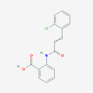 2-{[3-(2-Chlorophenyl)acryloyl]amino}benzoic acid