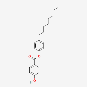 molecular formula C21H26O3 B14648680 4-Octylphenyl 4-hydroxybenzoate CAS No. 50687-72-4