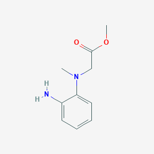 molecular formula C10H14N2O2 B1464869 Methyl 2-[(2-aminophenyl)(methyl)amino]acetate CAS No. 1249159-21-4