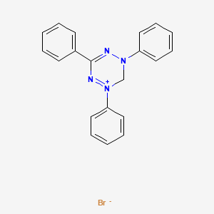 1,2,4,5-Tetrazinium, 5,6-dihydro-1,3,5-triphenyl-, bromide