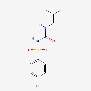 Urea, 1-(p-chlorobenzenesulfonyl)-3-isobutyl-