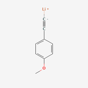 Lithium, [(4-methoxyphenyl)ethynyl]-