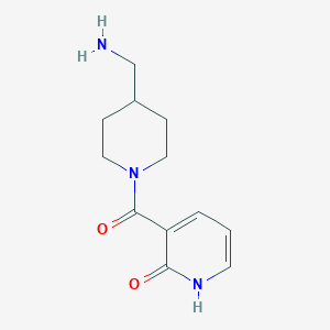 3-[4-(Aminomethyl)piperidine-1-carbonyl]pyridin-2-ol