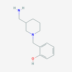 2-{[3-(Aminomethyl)piperidin-1-yl]methyl}phenol