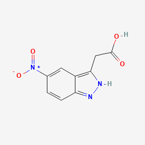 (5-Nitro-1H-indazol-3-YL)acetic acid