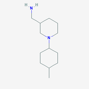 molecular formula C13H26N2 B1464892 [1-(4-Methylcyclohexyl)piperidin-3-yl]methanamine CAS No. 1248498-29-4
