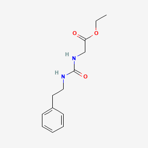 Ethyl 2-(phenethylcarbamoylamino)acetate