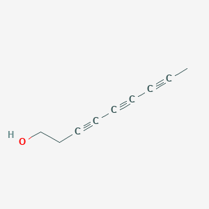 molecular formula C9H8O B14648991 Nona-3,5,7-triyn-1-OL CAS No. 54542-18-6