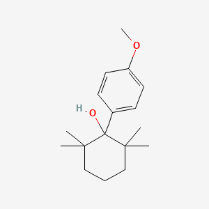 1-(4-Methoxyphenyl)-2,2,6,6-tetramethylcyclohexan-1-ol