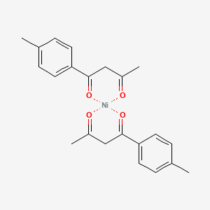 1-(4-methylphenyl)butane-1,3-dione;nickel