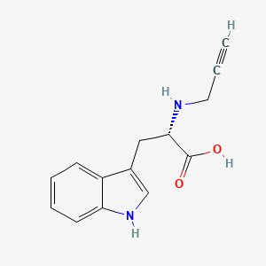 molecular formula C14H14N2O2 B14649509 N-Prop-2-yn-1-yl-L-tryptophan CAS No. 42568-17-2