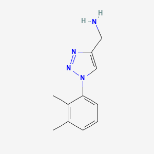 molecular formula C11H14N4 B1464974 [1-(2,3-dimethylphenyl)-1H-1,2,3-triazol-4-yl]methanamine CAS No. 1247558-07-1