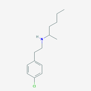 molecular formula C14H22ClN B1464986 [2-(4-Chlorophenyl)ethyl](hexan-2-yl)amine CAS No. 1157621-49-2