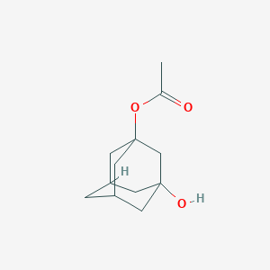 molecular formula C12H18O3 B146499 1-羟基-3-乙酰氧基金刚烷 CAS No. 56137-59-8
