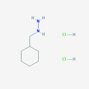molecular formula C7H18Cl2N2 B1464996 (Cyclohexylmethyl)hydrazine dihydrochloride CAS No. 1177319-00-4