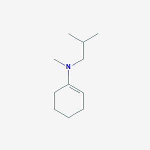 N-Methyl-N-(2-methylpropyl)cyclohex-1-en-1-amine