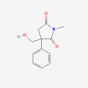 3-(Hydroxymethyl)-1-methyl-3-phenylpyrrolidine-2,5-dione