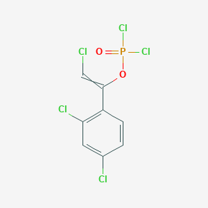 2-Chloro-1-(2,4-dichlorophenyl)ethenyl phosphorodichloridate