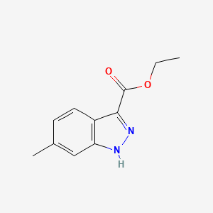 molecular formula C11H12N2O2 B1465017 6-甲基-1H-吲唑-3-羧酸乙酯 CAS No. 4498-69-5