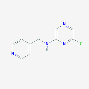 molecular formula C10H9ClN4 B1465039 6-氯-N-(4-吡啶基甲基)-2-吡嗪胺 CAS No. 1220030-75-0