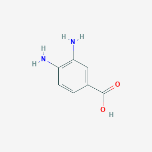 molecular formula C7H8N2O2 B146504 3,4-Diaminobenzoic acid CAS No. 619-05-6