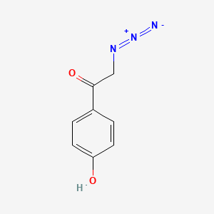 molecular formula C8H7N3O2 B1465042 2-Azido-1-(4-hydroxyphenyl)ethanone CAS No. 169315-44-0