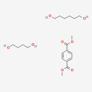 B14650481 Butane-1,4-diol;dimethyl benzene-1,4-dicarboxylate;hexane-1,6-diol CAS No. 50987-86-5