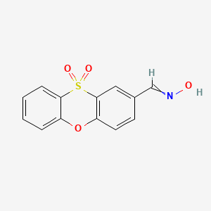 2-[(Hydroxyimino)methyl]-10H-10lambda~6~-phenoxathiine-10,10-dione