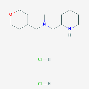 molecular formula C13H28Cl2N2O B1465051 N-甲基(2-哌啶基)-N-(四氢-2H-吡喃-4-基甲基)甲胺二盐酸盐 CAS No. 1219963-99-1