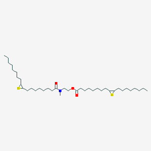 2-{Methyl[8-(3-octylthiiran-2-yl)octanoyl]amino}ethyl 8-(3-octylthiiran-2-yl)octanoate