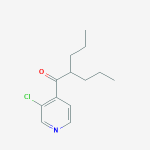 molecular formula C13H18ClNO B1465054 1-(3-氯吡啶-4-基)-2-丙基戊酮 CAS No. 898785-73-4