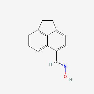 molecular formula C13H11NO B14650573 N-[(1,2-Dihydroacenaphthylen-5-YL)methylidene]hydroxylamine CAS No. 50773-20-1