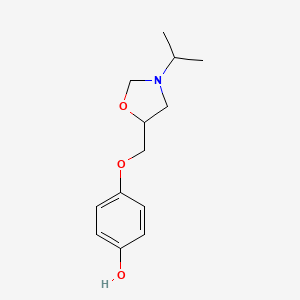 4-{[3-(Propan-2-yl)-1,3-oxazolidin-5-yl]methoxy}phenol