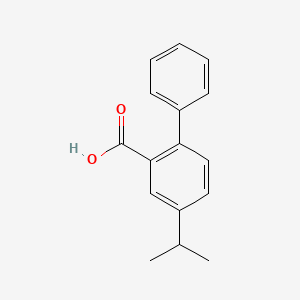 molecular formula C16H16O2 B1465059 4-异丙基联苯-2-羧酸 CAS No. 84392-25-6