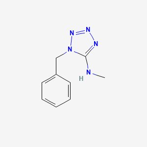 molecular formula C9H11N5 B14650602 1-Benzyl-n-methyl-1h-tetrazol-5-amine CAS No. 53010-00-7