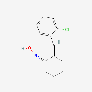 (NZ)-N-[(2Z)-2-[(2-chlorophenyl)methylidene]cyclohexylidene]hydroxylamine