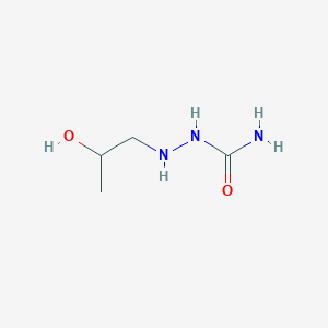 molecular formula C4H11N3O2 B14650612 2-(2-Hydroxypropyl)hydrazine-1-carboxamide CAS No. 53464-22-5