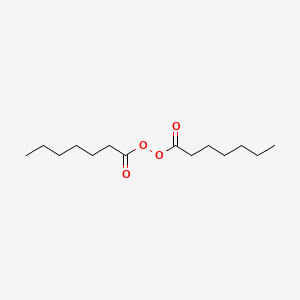 molecular formula C14H26O4 B14650631 Heptanoyl heptaneperoxoate CAS No. 51279-42-6