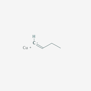 molecular formula C4H7Cu B14650695 but-1-ene;copper(1+) CAS No. 54248-43-0